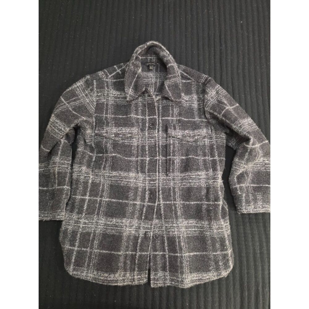 Women's L Banana Republic Wool blend Plaid Shacket